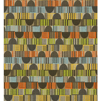 Kravet Contract 32908.830.0 Mix Master Upholstery Fabric in Black , Green , Escapade