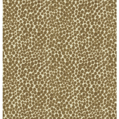 Kravet Couture 32972.66.0 Polka Dot Plush Upholstery Fabric in White , Brown , Falcon