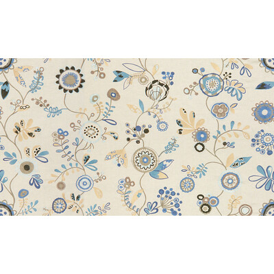 Kravet Couture 33068.1516.0 Fun In The Sun Multipurpose Fabric in White , Blue , Blue Sky