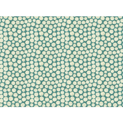 Kravet Basics 33410.1635.0 Cilia Upholstery Fabric in Teal , Ivory , Cyan