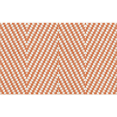 Kravet Design 33495.12.0 Kali Chevron Upholstery Fabric in Orange/Ivory