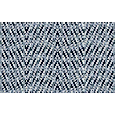 Kravet Design 33495.50.0 Kali Chevron Upholstery Fabric in Indigo , Ivory , Indigo