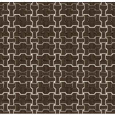 Kravet Design 33538.6.0 Link Up Upholstery Fabric in Brown , White , Walnut