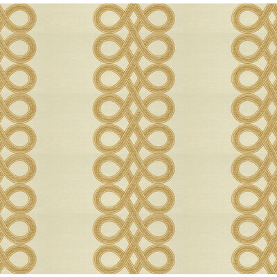 Kravet Couture 33543.116.0 The Twist Multipurpose Fabric in Ivory , Gold , White Gold