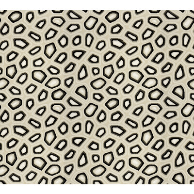 Kravet Couture 33561.81.0 Chic Tortoise Upholstery Fabric in Anthracite/Ivory/Black/Beige