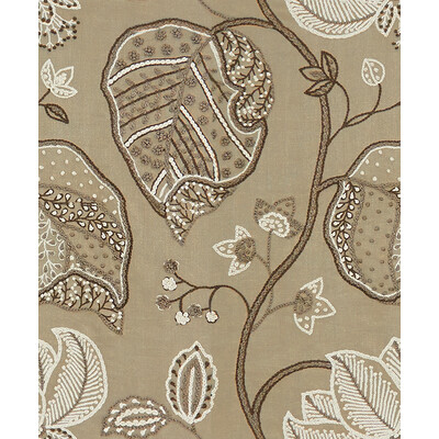 Kravet Couture 33633.1611.0 Handmade Floral Multipurpose Fabric in Beige , Taupe , Smoked Pearl