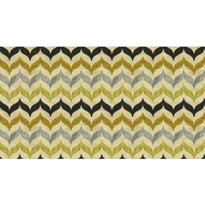 Kravet Design 33654.1623.0 Pescara Upholstery Fabric in Citron/Celery/Grey/Beige