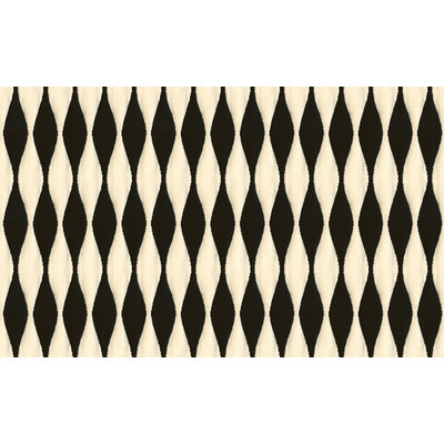 Kravet Design 33658.81.0 Baza Upholstery Fabric in Black , Beige , Licorice