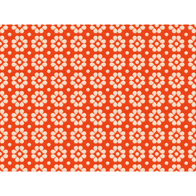 Kravet Design 33780.12.0 Kahlo Upholstery Fabric in Orange , White , Mandarin