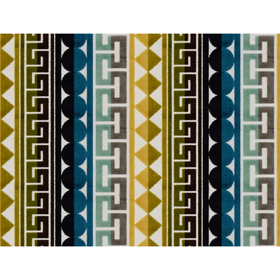 Kravet Design 33782.540.0 Seurat Upholstery Fabric in Seaside/Blue/Green/Yellow