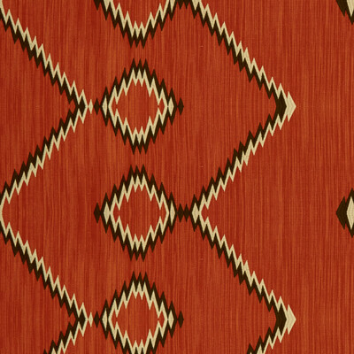 Kravet Design 33784.612.0 Vasquez Upholstery Fabric in Pueblo/Orange/Chocolate/Ivory