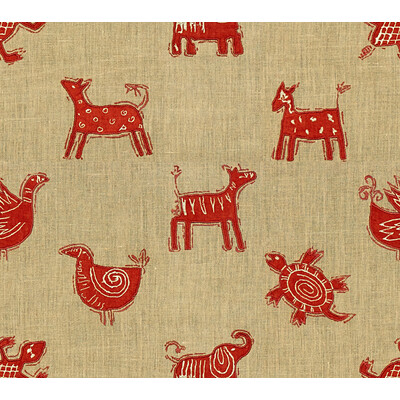 Kravet Design 33791.1612.0 Nafana Upholstery Fabric in Pueblo/Beige/Orange/Rust