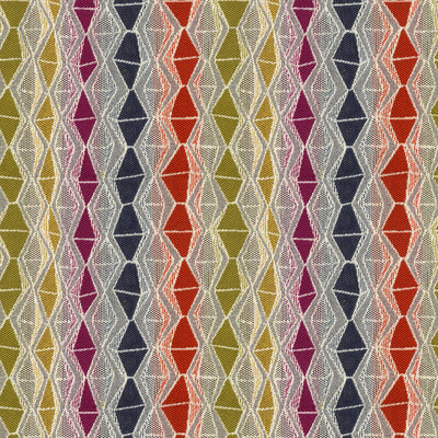Kravet Contract 33868.412.0 Nyota Upholstery Fabric in Celery , Orange , Zanzibar
