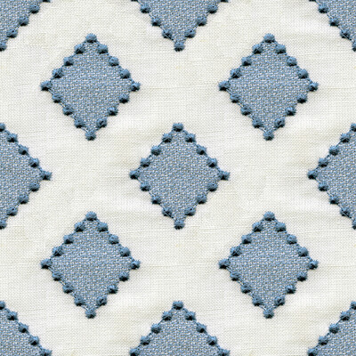 Kravet Basics 34267.516.0 Diamondots Upholstery Fabric in Blue , Beige , Indigo