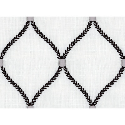 Kravet Design 34485.81.0 Kravet Design Multipurpose Fabric in White , Black