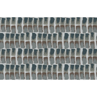 Kravet Design 34591.511.0 Shortstack Multipurpose Fabric in Teal , Silver , Teal