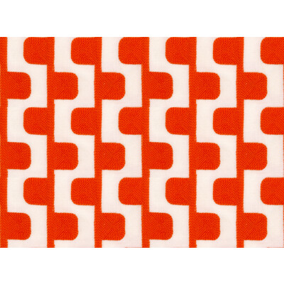 Kravet Design 34638.12.0 Stairstep Multipurpose Fabric in Orange , Ivory , Tango