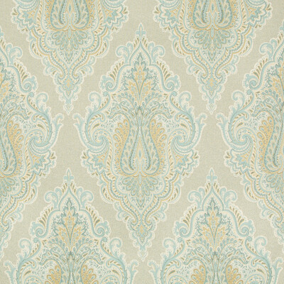 Kravet Design 34679.135.0 Kravet Design Upholstery Fabric in Turquoise , Ivory