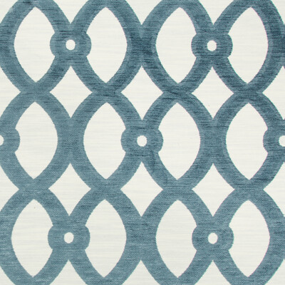 Kravet Design 34702.5.0 Kravet Design Upholstery Fabric in White , Blue