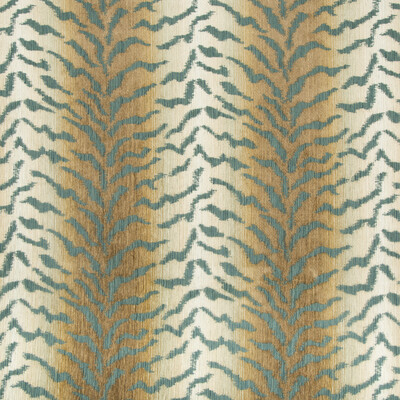 Kravet Design 34715.635.0 Kravet Design Upholstery Fabric in Green , Ivory