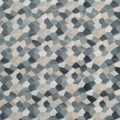 Kravet Couture 34783.21.0 Modern Mosaic Upholstery Fabric in Taupe , Grey , Harbor