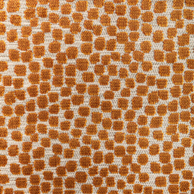 Kravet Design 34849.24.0 Flurries Upholstery Fabric in Terracotta/Grey/Orange/Rust