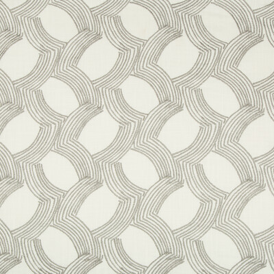 Kravet Design 34858.11.0 Whyknot Multipurpose Fabric in Light Grey , Ivory , Dove