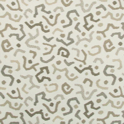 Kravet Design 34884.16.0 Mahe Upholstery Fabric in White , Beige , Driftwood