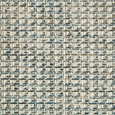 Kravet Couture 34909.516.0 Tweed Jacket Upholstery Fabric in White , Blue , Capri
