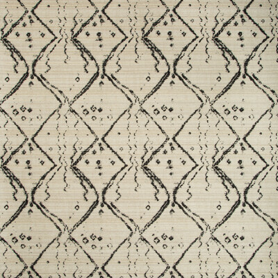 Kravet Design 34948.81.0 Globe Trot Upholstery Fabric in Ivory , Grey , Nero