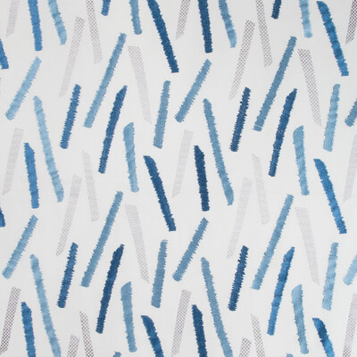 Kravet Basics 35020.15.0 Tramonto Multipurpose Fabric in Ocean/White/Blue/Grey