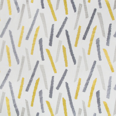 Kravet Basics 35020.411.0 Tramonto Multipurpose Fabric in Citrine/White/Yellow/Grey