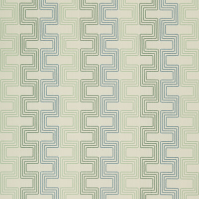 Kravet Contract 35095.513.0 Enroute Upholstery Fabric in Ivory , Blue , Sea Green