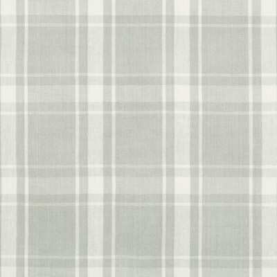 Kravet Design 35105.11.0 Setts Check Multipurpose Fabric in Grey , White , Grey