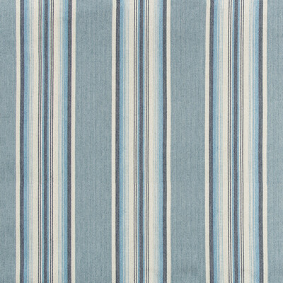 Kravet Design 35169.5.0 Lodeve Ticking Upholstery Fabric in Blue , Indigo , Cornflower
