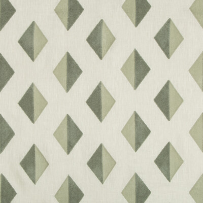 Kravet Design 35389.13.0 Barroco Boucle Multipurpose Fabric in White , Light Green , Seafoam