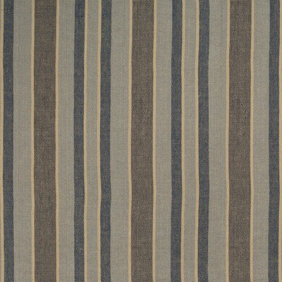 Kravet Design 35399.516.0 Bondi Stripe Multipurpose Fabric in Denim/Beige/Indigo/Light Blue