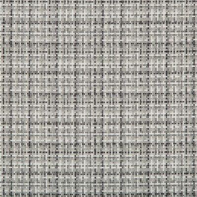 Kravet Basics 35537.11.0 Checkerton Multipurpose Fabric in White , Grey , Graphite