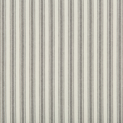 Kravet Basics 35542.11.0 Seastripe Multipurpose Fabric in White , Grey , Graphite