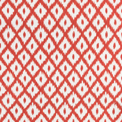 Kravet Basics 35762.12.0 Pitigala Upholstery Fabric in White , Orange , Poppy