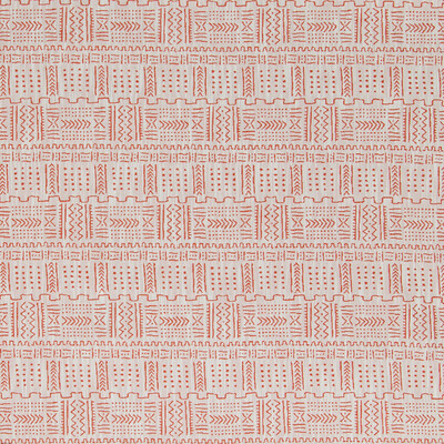 Kravet Design 35831.12.0 Amanzi Upholstery Fabric in White , Orange , Tango