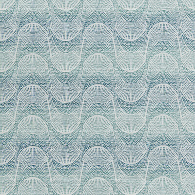 Kravet Design 35835.15.0 Tofino Upholstery Fabric in Surf/Light Blue/Turquoise/White