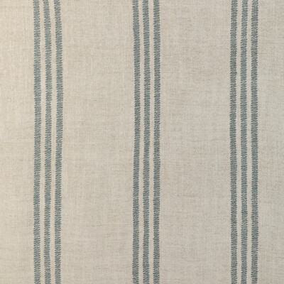 Kravet Couture 35860.1635.0 Karphi Stripe Upholstery Fabric in Sky/Ivory/Teal/Beige
