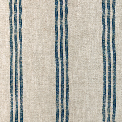 Kravet Couture 35860.516.0 Karphi Stripe Upholstery Fabric in Lapis/Ivory/Indigo/Blue