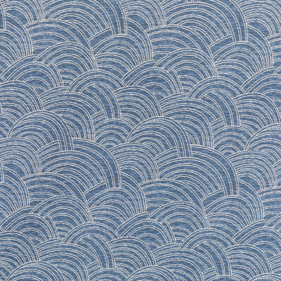 Kravet Basics 36062.5.0 Hopper Upholstery Fabric in Indigo/Blue/Ivory