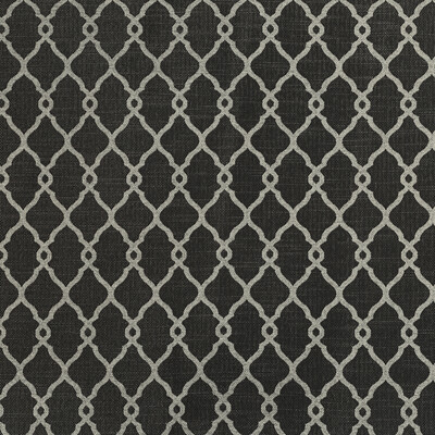 Kravet 36275.21.0 Lurie Upholstery Fabric in Chalkboard/Charcoal/Ivory/Black