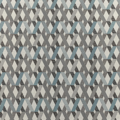 Kravet 36276.511.0 Bridgework Upholstery Fabric in Daydream/Blue/Charcoal