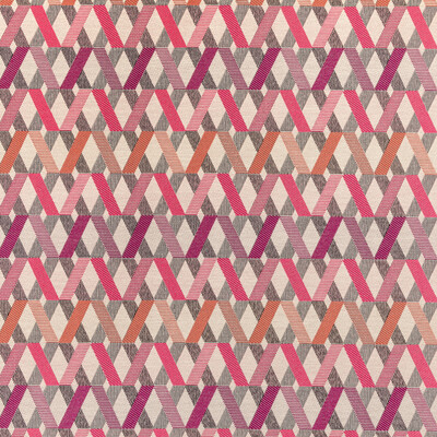 Kravet 36276.7.0 Bridgework Upholstery Fabric in Confetti/Pink/Black/White