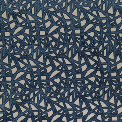 Kravet Design 36277.5.0  Upholstery Fabric in Dark Blue/Indigo/Silver