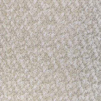 Kravet Couture 36314.116.0 Gilded Lacing Upholstery Fabric in Natural Silver/Ivory/Silver/Metallic